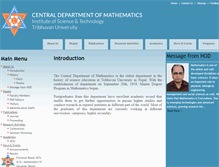 Tablet Screenshot of cdmathtu.edu.np